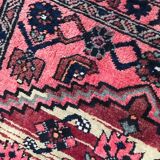 Carpet Persian hamadan's vintage hand 103 x 190 cm