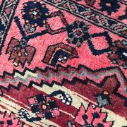 Carpet Persian hamadan's vintage hand 103 x 190 cm