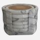 Vintage marble coaster set