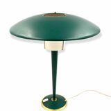 Lampe de table moderniste vert, France 1960s