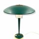 Lampe de table moderniste vert, France 1960s