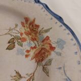 Grand Plat ancien faïence Creil et Monterau service OLGA