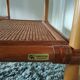 Double rattan bed and his pair of bedsides