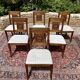 Suite of 6 mahogany chairs directoire