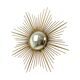 Large Vintage Sun Mirror Chaty Vallauris XL France 91cm
