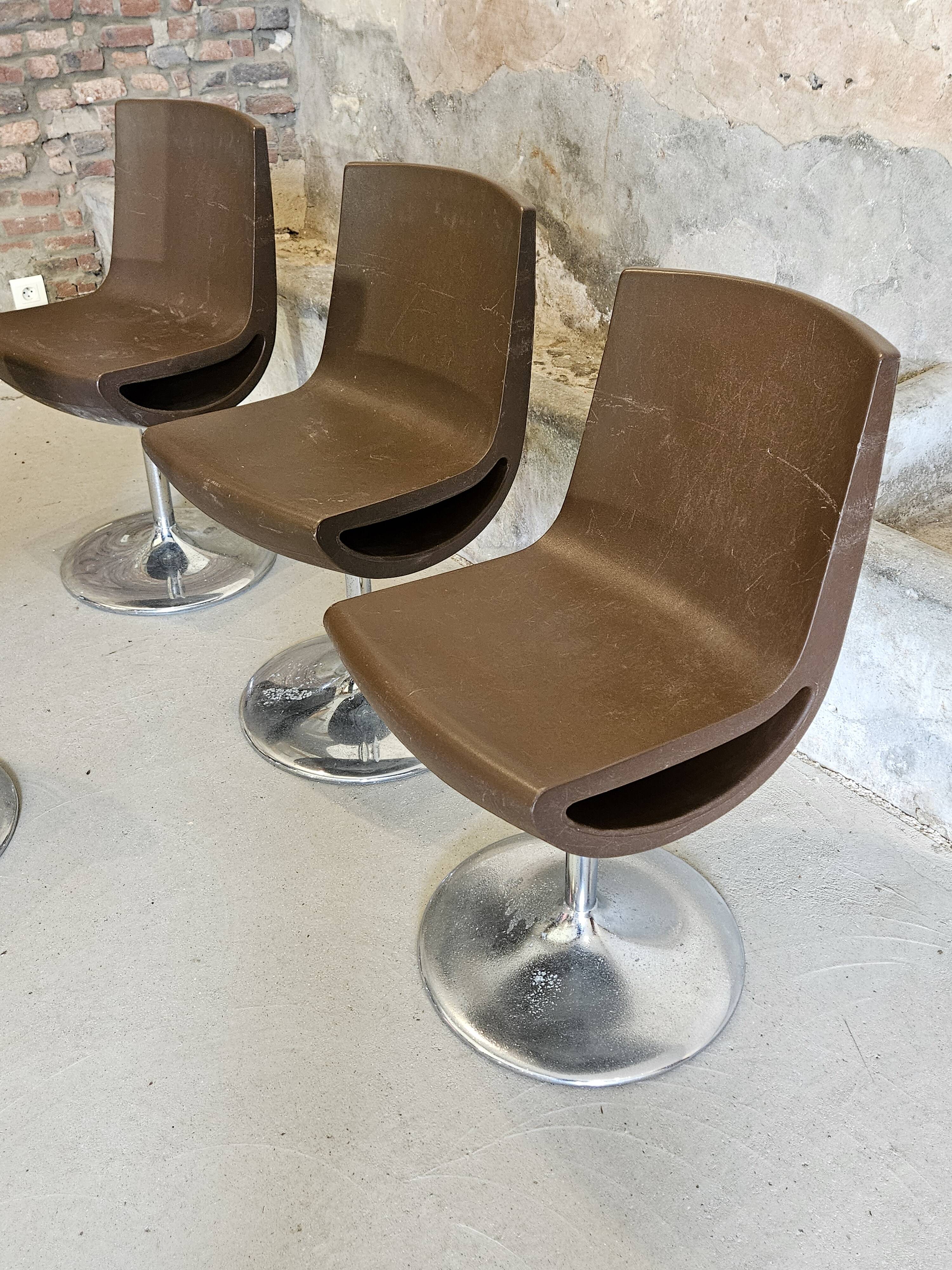 Lot de 6 chaises "Ciao" design Erik Bjornsen