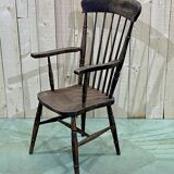 Fauteuil anglais en orme - fin XIXème