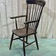 English elm armchair - late 19th century