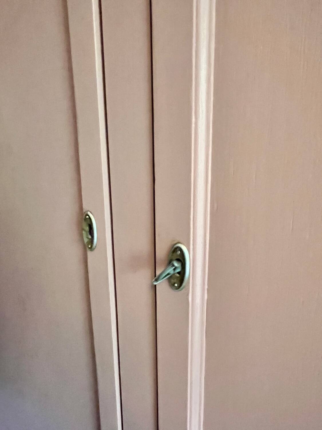 Wardrobe compass feet pink haberdashery