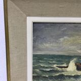 A. Ledieu - Oil "Seascape"