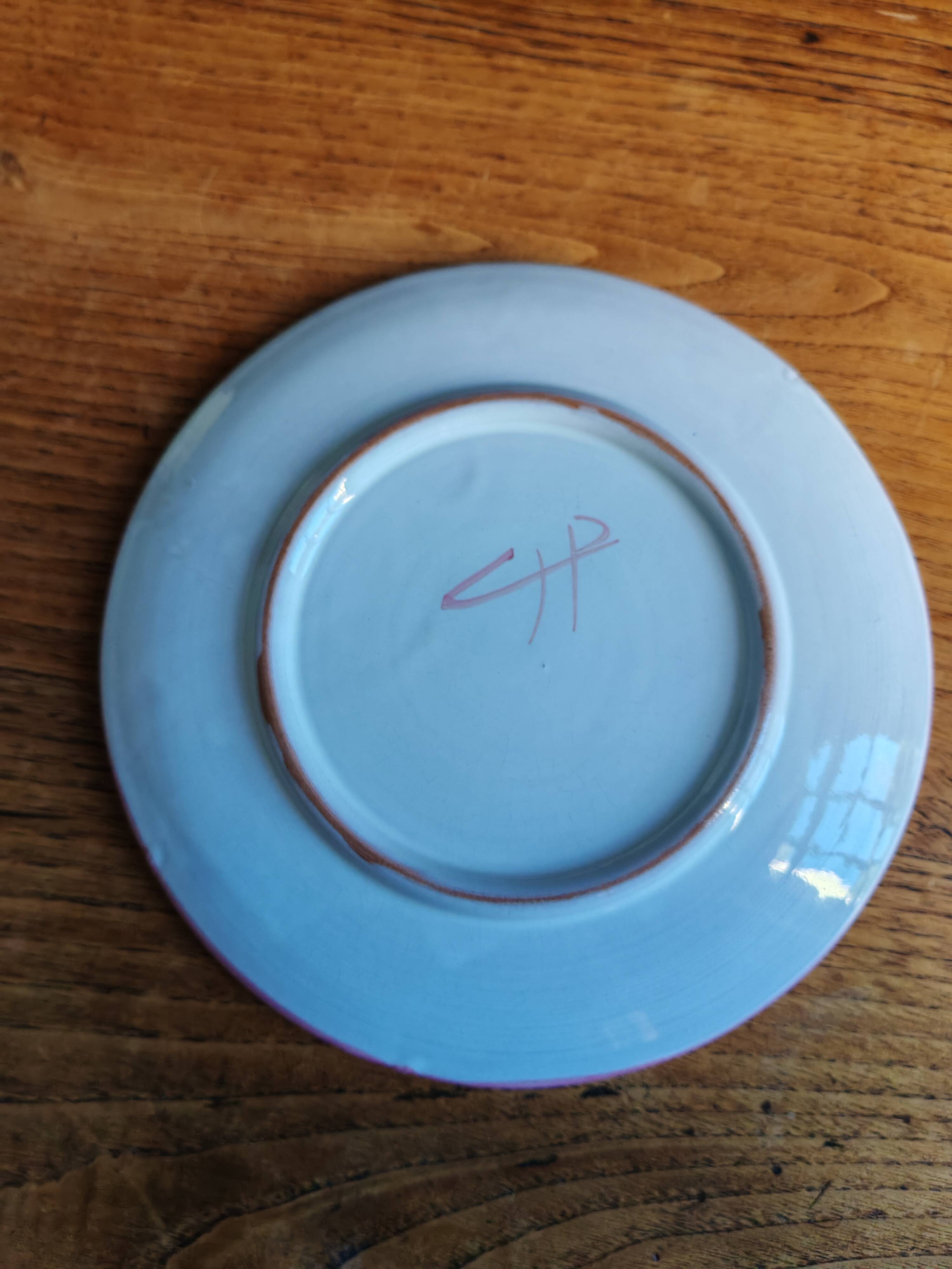 Vintage Ceramic Cheese Dome – Floral Branch Decor