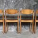 Set of 6 design chairs in glulam - 1970s