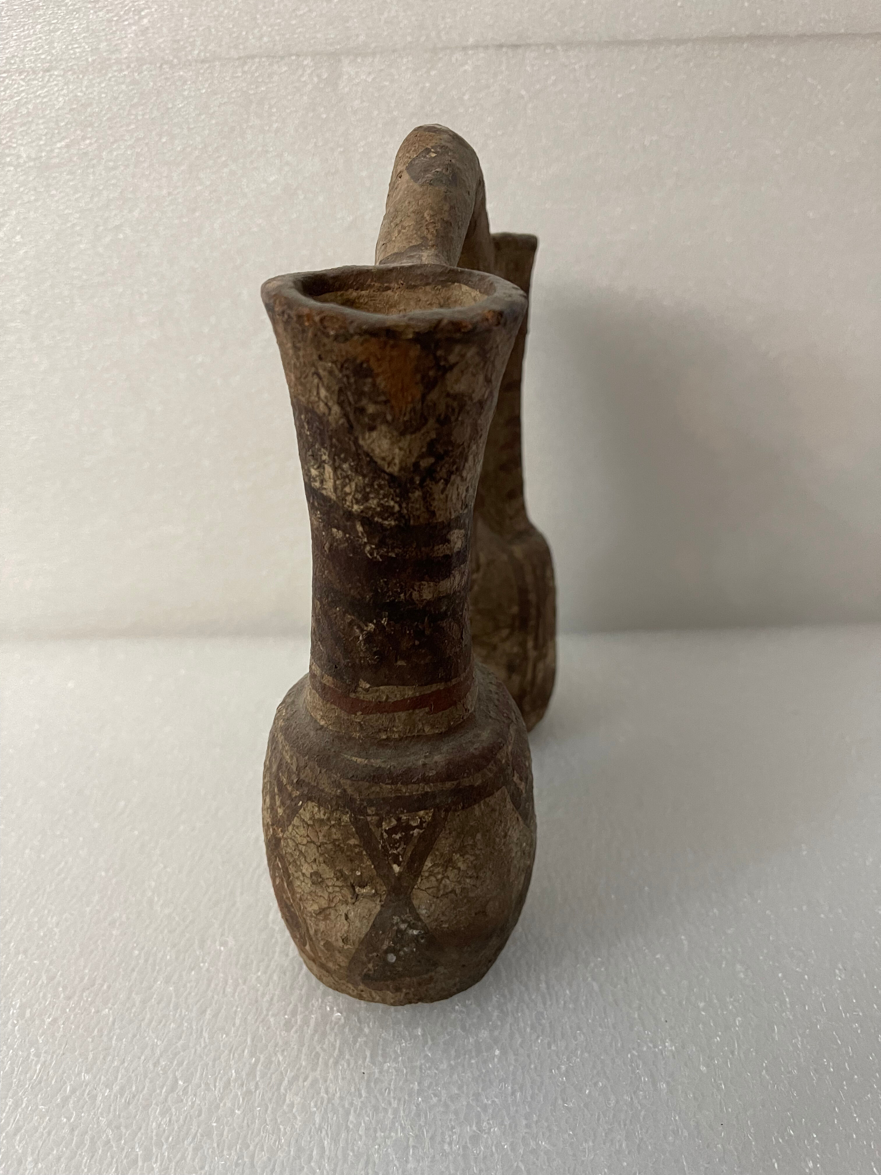 Morocco pitcher double terracotta XVII century or before