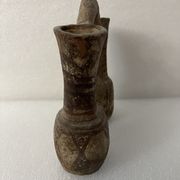 Pichet double terre cuite XVII e siècle ou avant,  Maroc