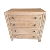 commode art deco bois brut Aerogommage