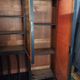 Vintage painted wooden bookshelf
