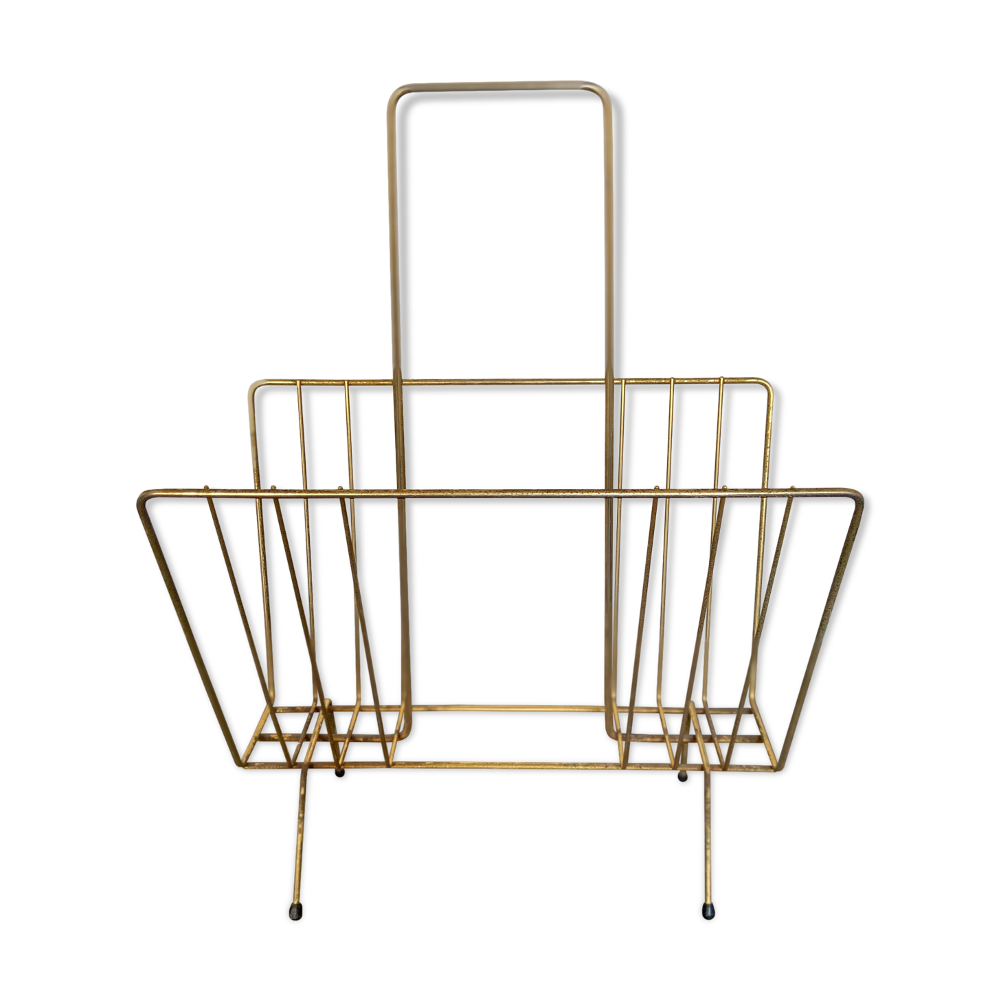 Vintage brass magazine door