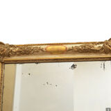 Miroir de mur doré du 19ème siècle