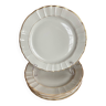 Limoges porcelain dinner plates - Bernardaud B&C Malmaison service (1924)