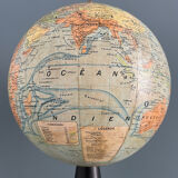 Terrestrial globe world map geographer Forest XIXth