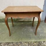 Louis XV style oak game table stamped