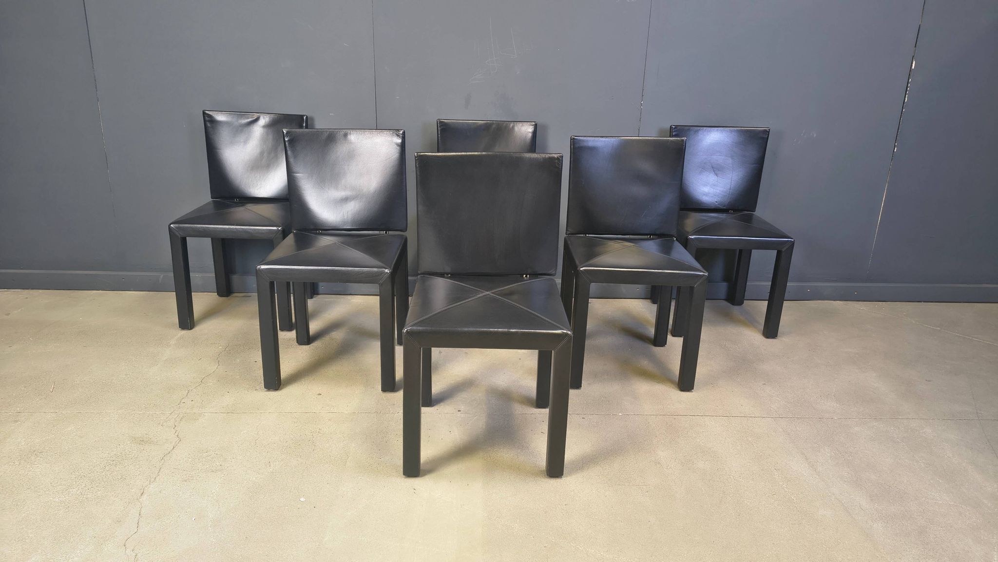 Arcadia dining chairs by Paolo Piva for B&B Italia set of 6