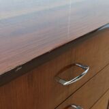 Modernist long sideboard of the 1970s