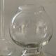 Trio de vases vintage en verre