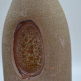 Terracotta vase with crushed glass