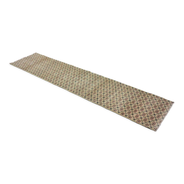 Tapis vintage Anatolien fait main 340 cm x 77 cm