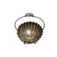 Bol à sucre en argent Art Déco, années 1950