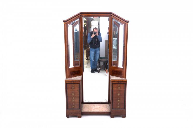 Antique dressing table from the 1920s, Poland.
