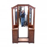 Antique dressing table from the 1920s, Poland.