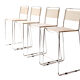 Spaghetti Bar Chairs by Giandomenico Belotti for Alias, Set of 4,  Italy 1980's