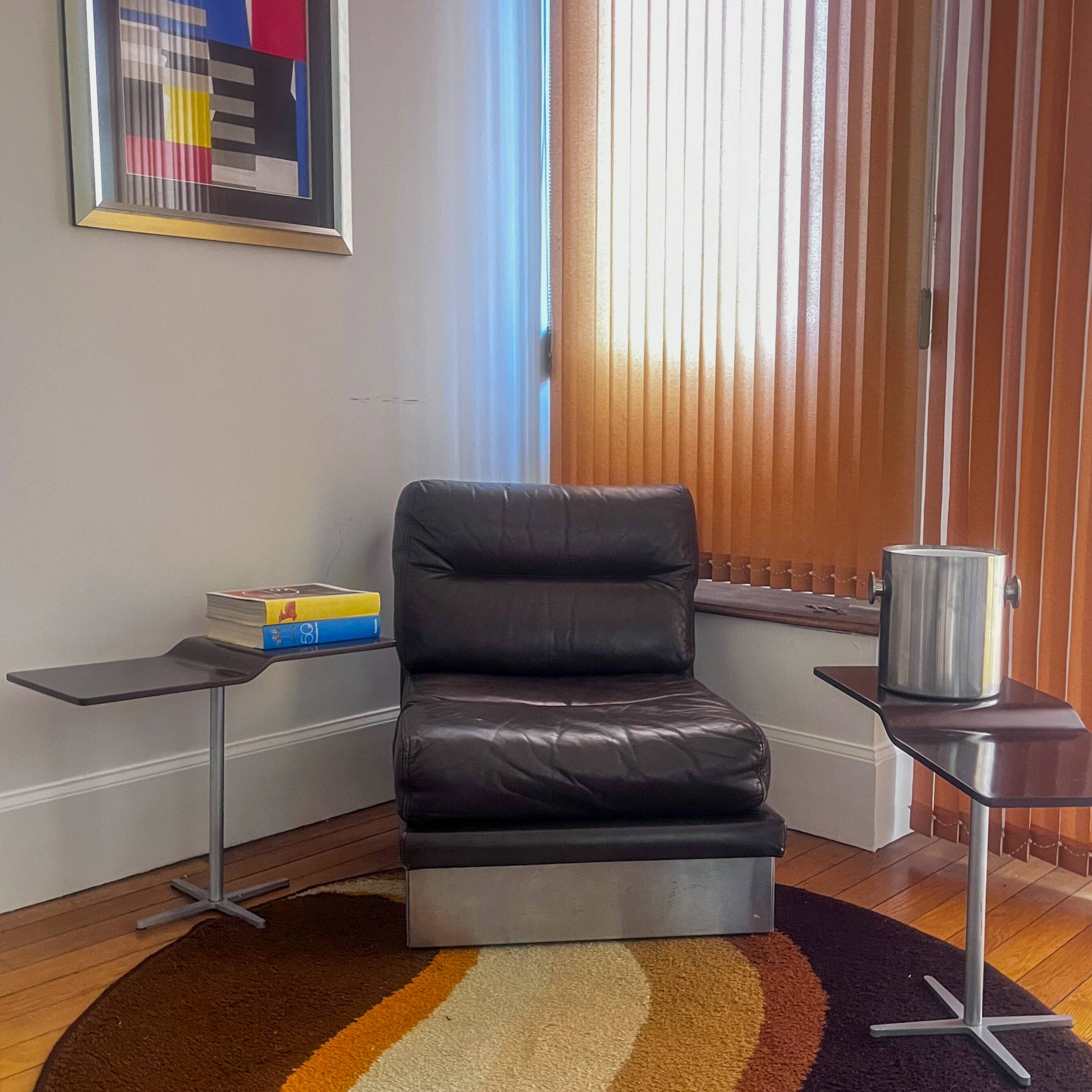 Vintage side table pair