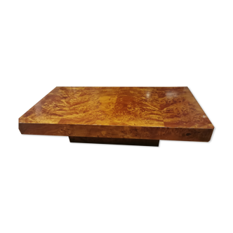 Elm magnifying glass coffee table