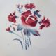 6 assiettes plates de Digoin Sarreguemines modèle Nina Rosa 210419
