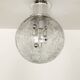 Large Ice Glass Flush Lamp by Doria