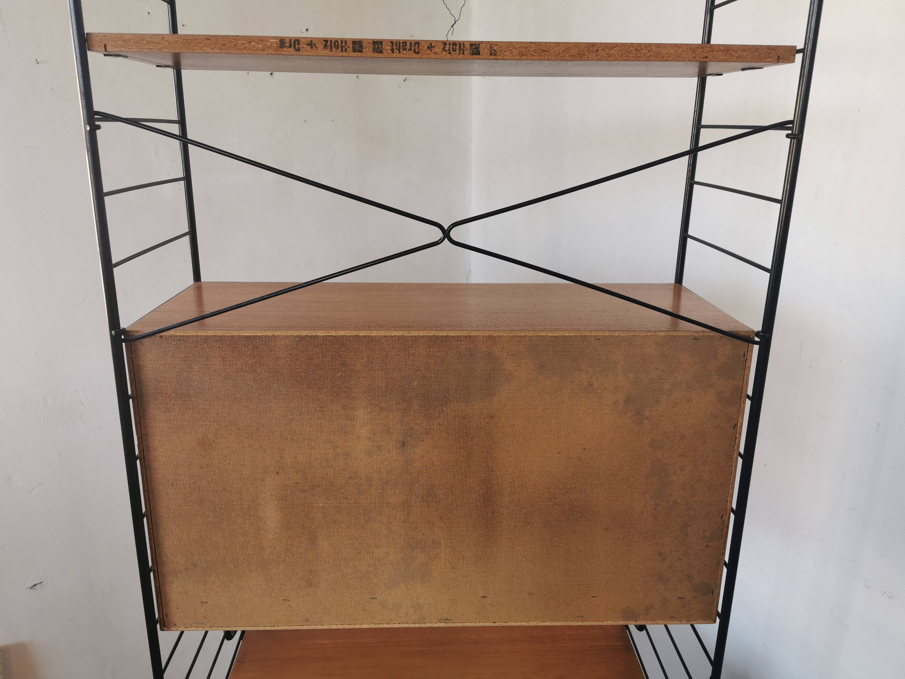 Scandinavian-style modular shelf, bookcase