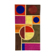 Tapis moderne polonais signé Tufté main 198x360 cm