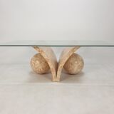 Magnussen ponte mactan stone coffee table, 1980s