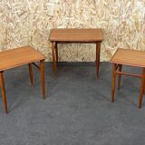 60s 70s Teak Nesting Tables Kai Kristiansen Skovmand & Andersen Design