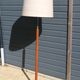 Domus teak floor lamp 1960 XXL