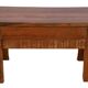 Table de chevet d'appoint en teck birman naturel