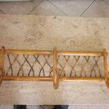 Rattan coat holder