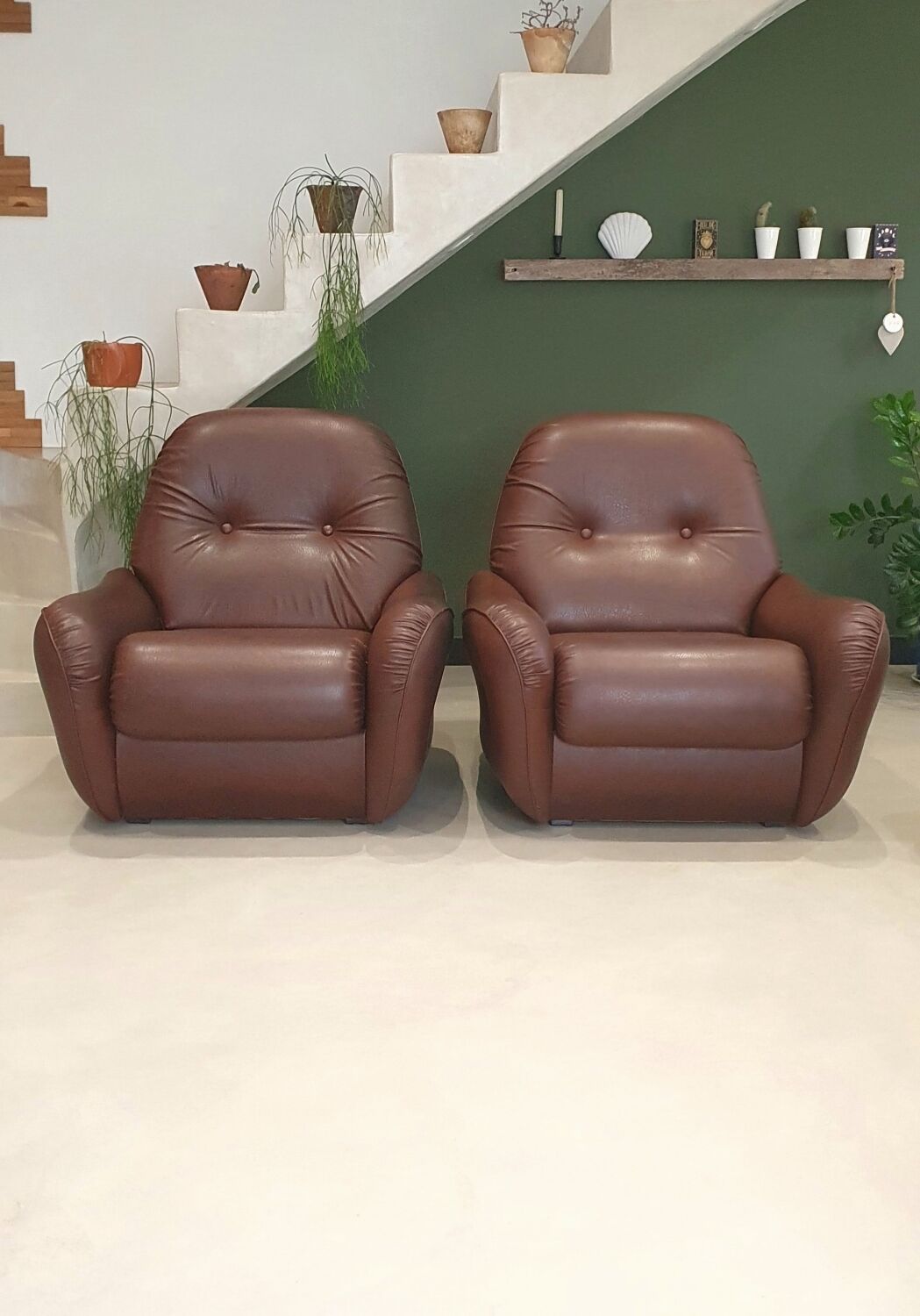 Vintage Space Age armchairs