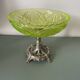 Fruit bowl, pedestal compote in opaline.