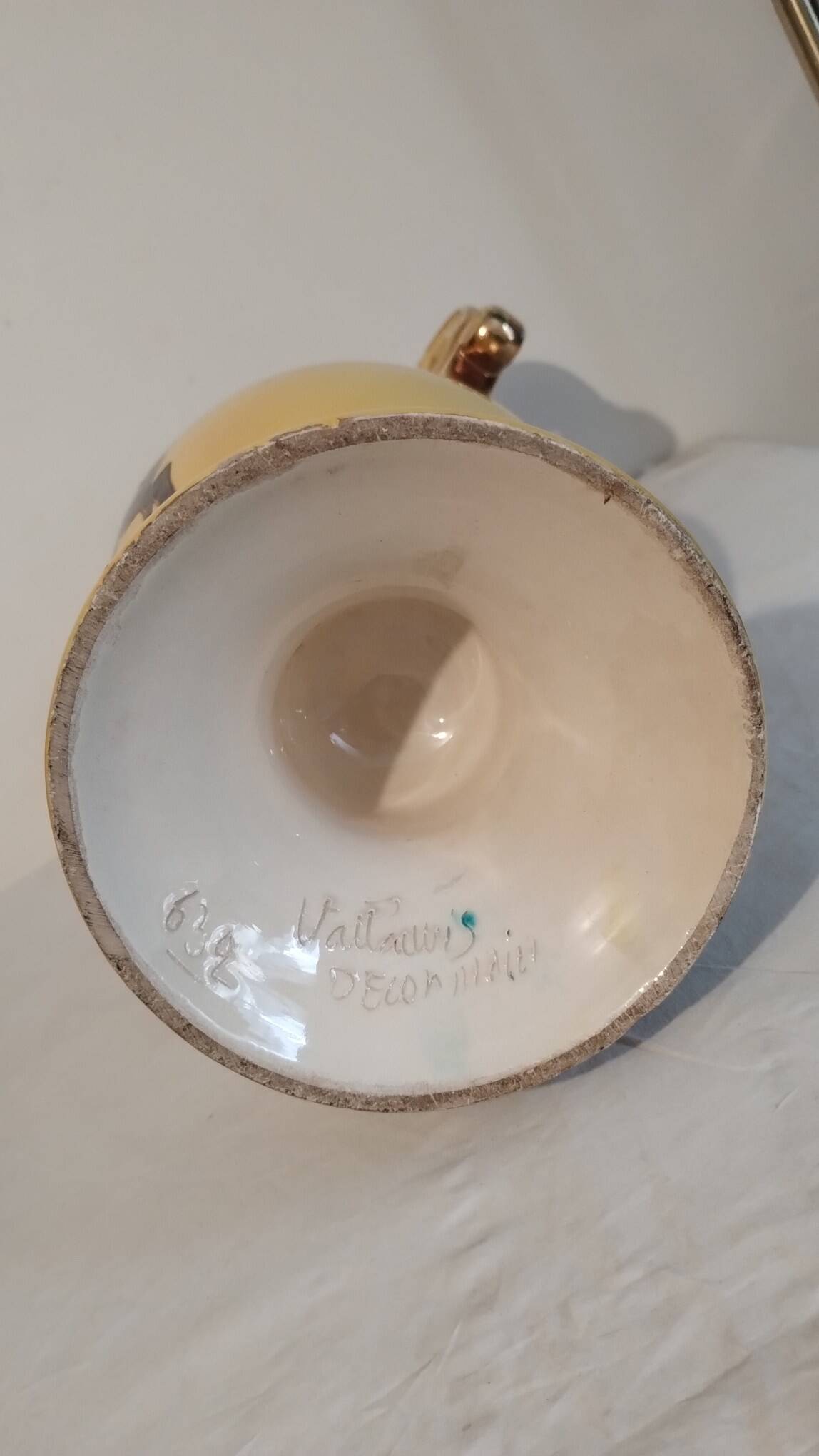 Vallauris ceramic vase