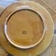 8 vintage Gien cheese plates france