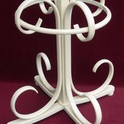 Vintage Cream Curved Wood Thonet Coat Rack